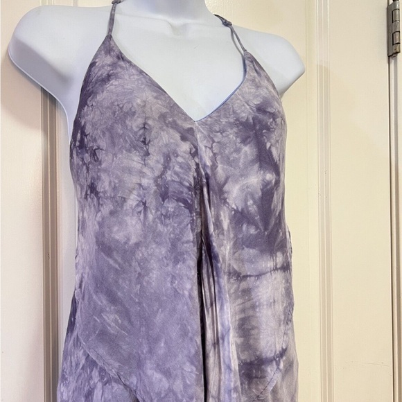 Favlux Tie Dye Halter Drape Back Dress - Picture 2 of 3
